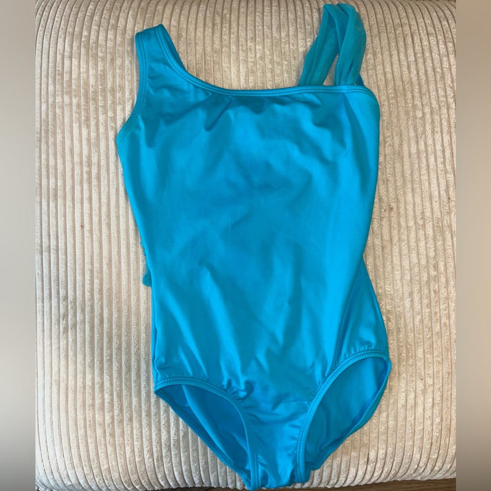 M Blue women's leotard